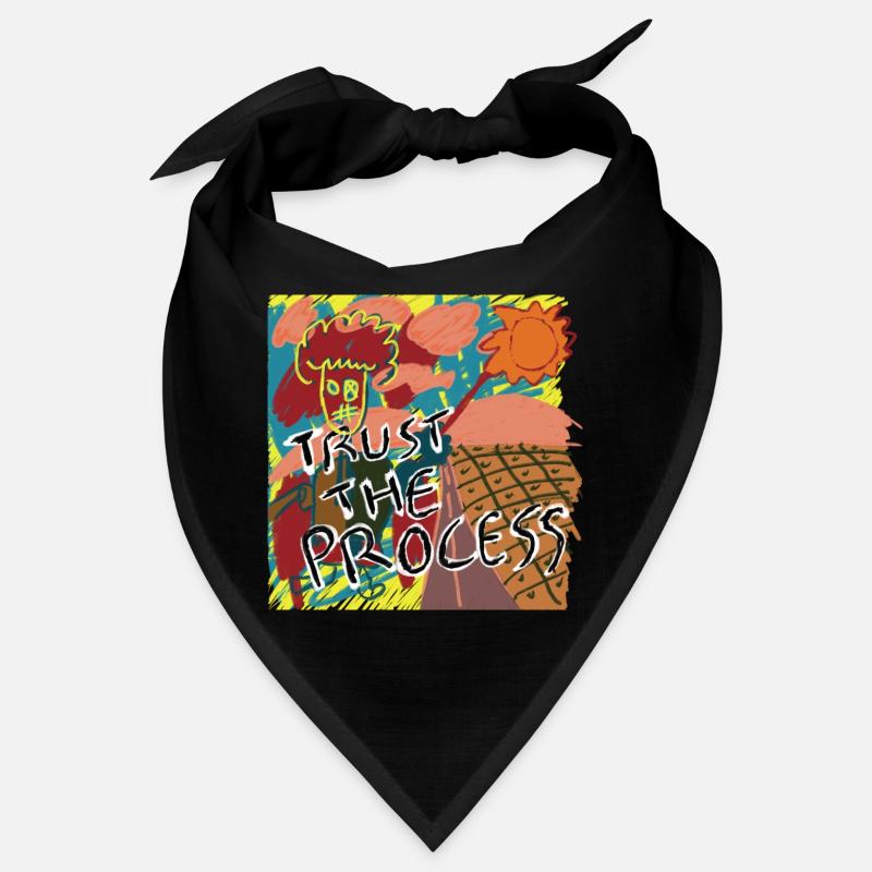 Faites confiance au processus - Bandana - noir