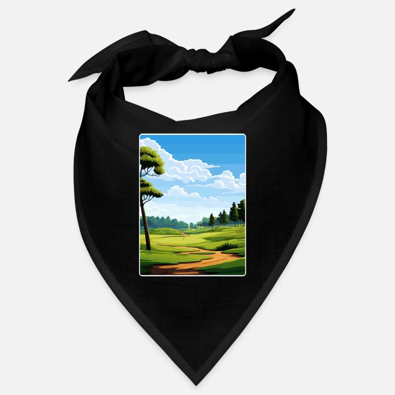 Shadow Creek Golfplatz Reiseposter Souvenir Bandana