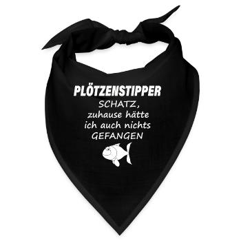 PLÖTZENSTIPPER - Bandana - Schwarz - Vorne