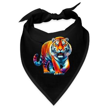 Tiger - Bandana - Schwarz - Vorne