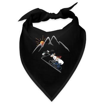 Radsport - Bandana - Schwarz - Vorne