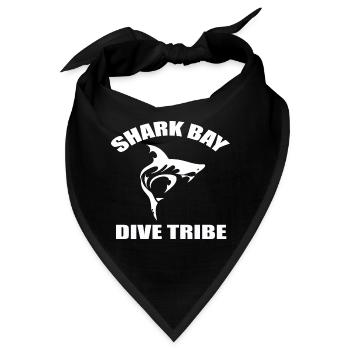 SHARK BAY DIVE TRIBE - Bandana - Schwarz - Vorne