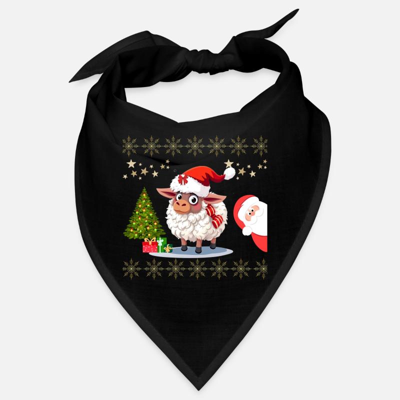 Mouton Festif de Noël - Pulls et Habits Mignons Bandana