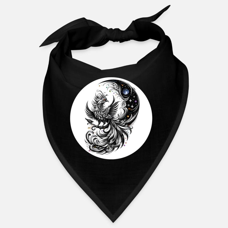 Comet Phoenix in the Moon Circle Bandana