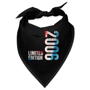 2006 Limited Edition Geburtstagsgeschenk 2006 - Bandana - Schwarz - Vorne