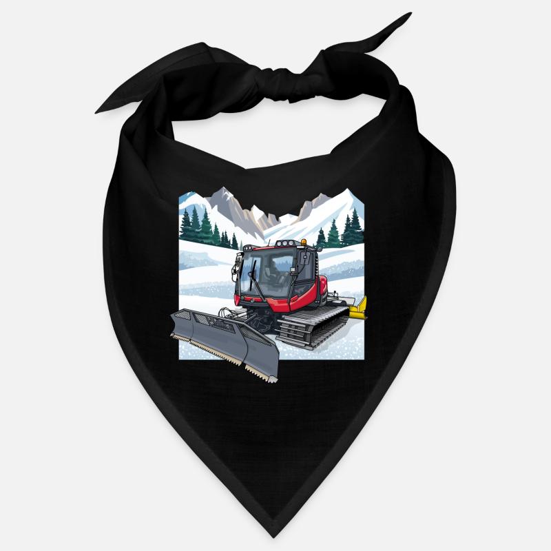 Snow groomer clearing Bandana