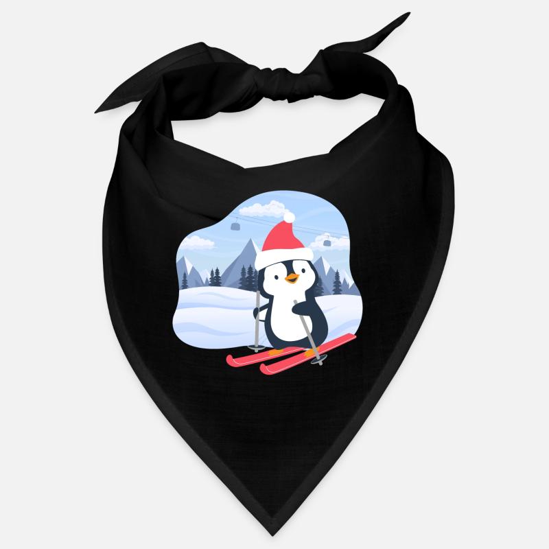 Petit pingouin skiant Bandana