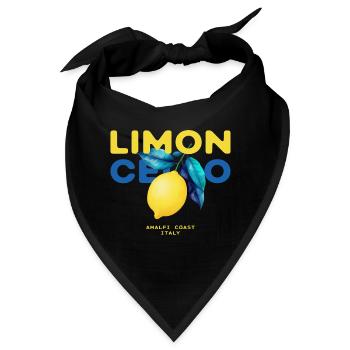 Limoncello Zitronen Amalfi Italien Sommer - Bandana - Schwarz - Vorne