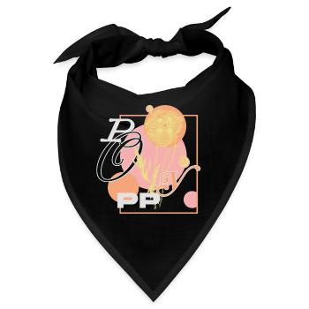 Poppy Poetry - Bandana - Schwarz - Vorne