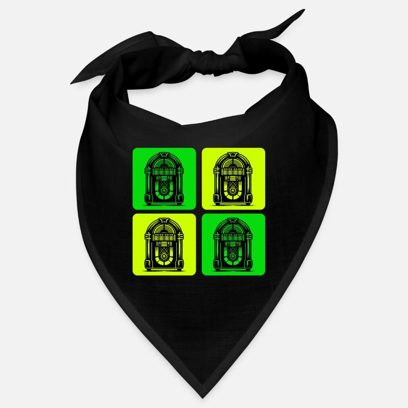 Retro Jukebox Style Bandana
