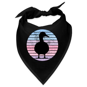 Vintage Duck - Bandana - Schwarz - Vorne