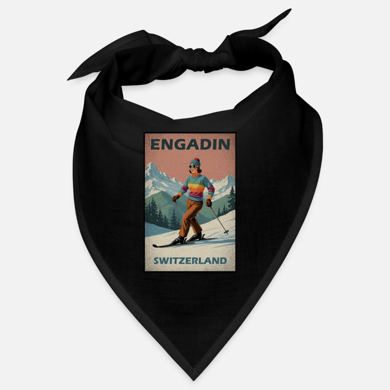 Engadine Ski Alpes Bandana