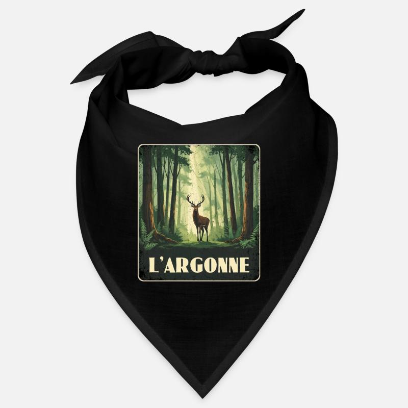 Argonnen Hirsch Wald Bandana
