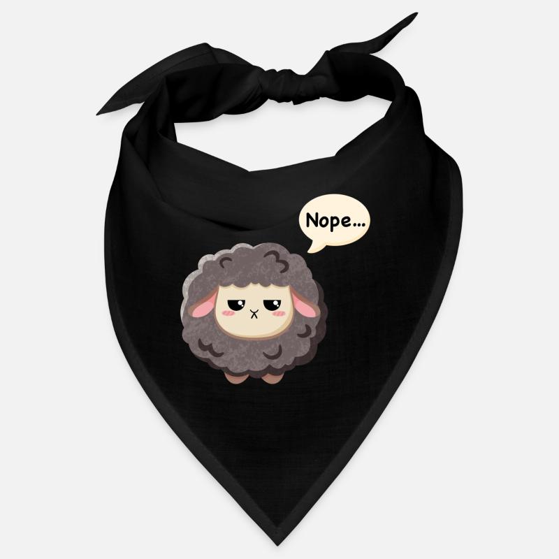 Schwarzes Schaf - Nope Bandana