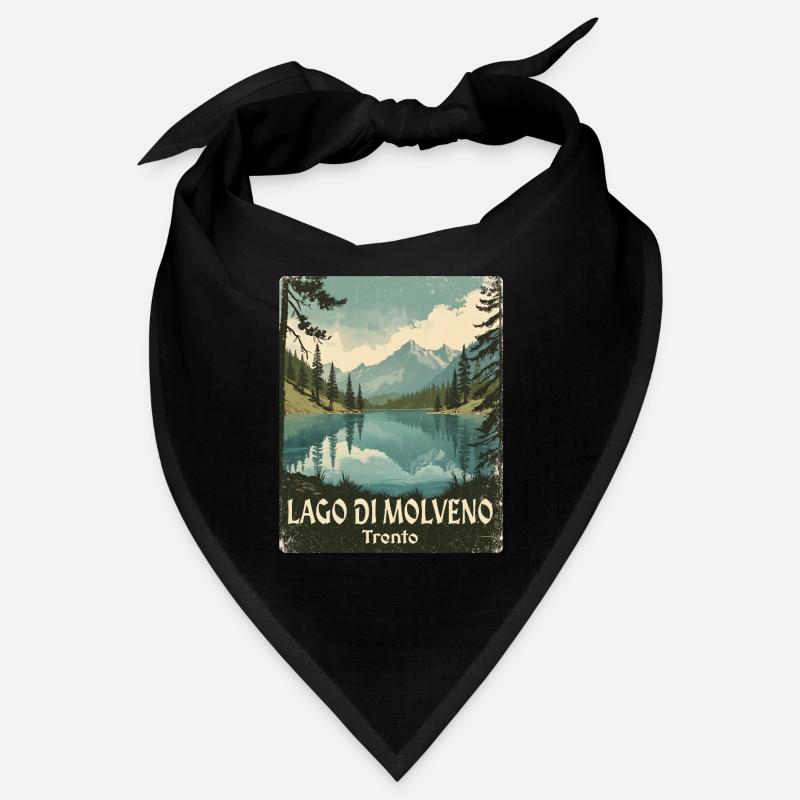 Molvenosee retro bergsee Bandana