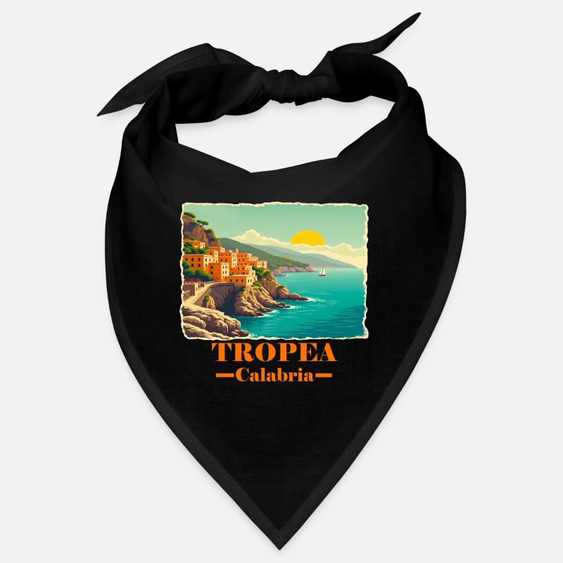 Tropea Kalabrien orange Bandana