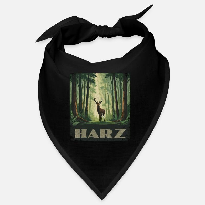 Harz Wald und Hirsch Bandana