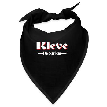 Kleve - Bandana - Schwarz - Vorne