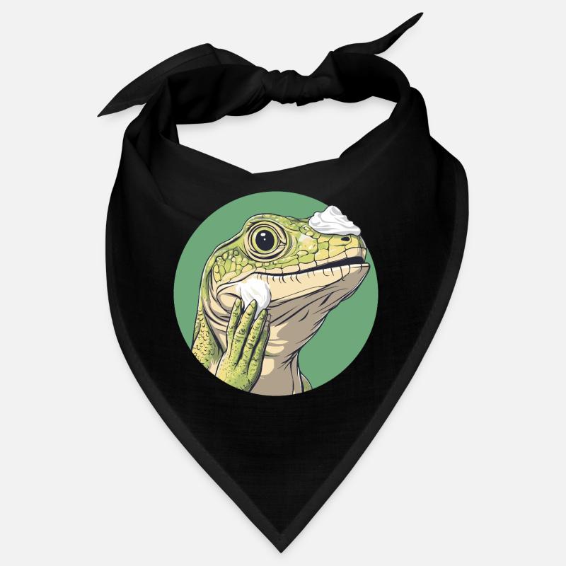 Lizard shaving – smoother than ever! Bandana