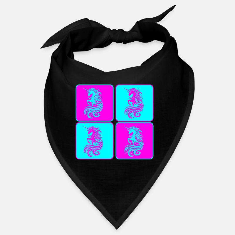Magisches Einhorn Pop Art Bandana