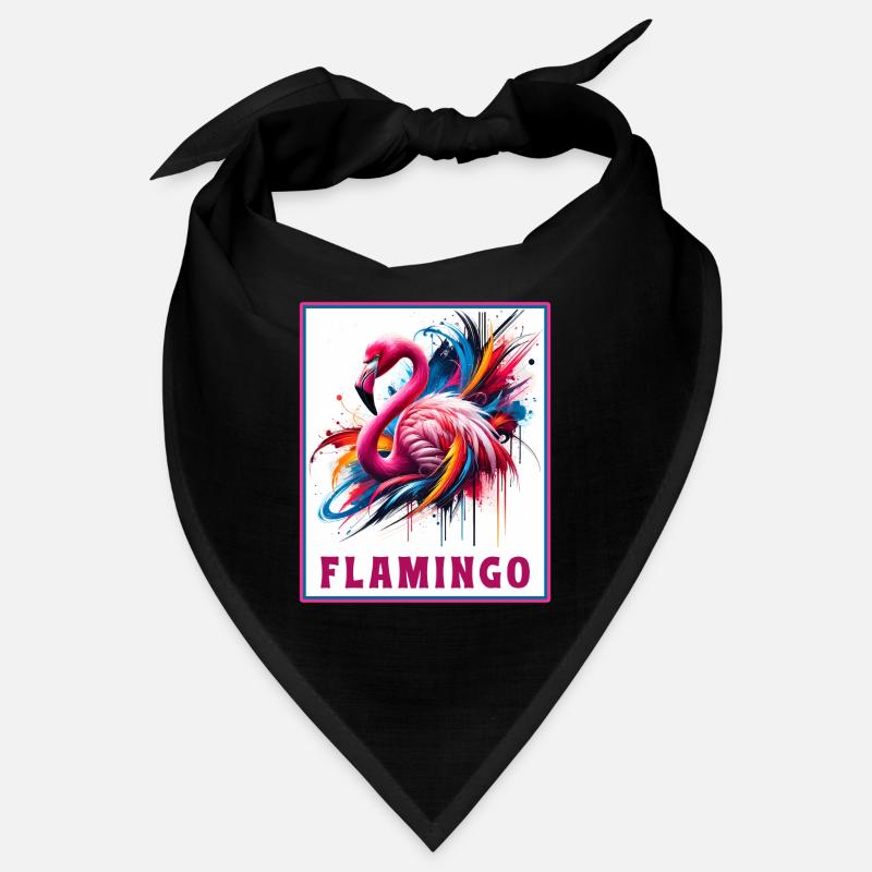 Graffiti Flamingo Explosion Bandana