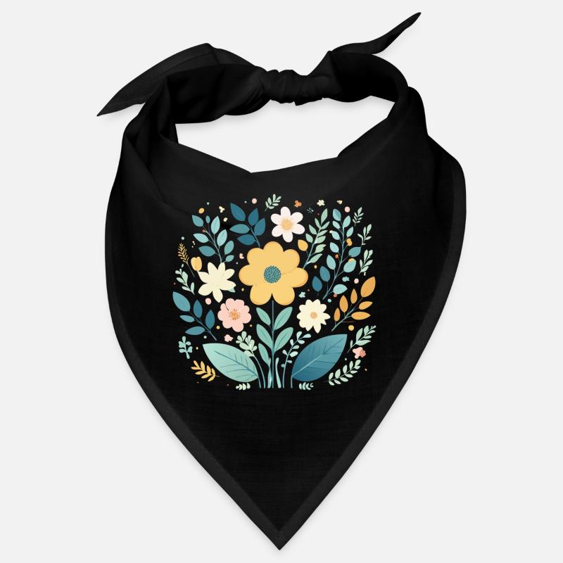 Douce floraison florale pastel - Boho Botanical Bandana