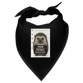 Verbrecherischer Igel - Bandana - Schwarz - Vorne