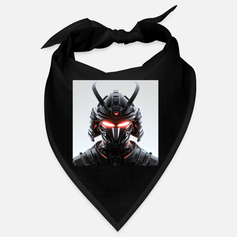 Digital Samurai Futuristic Maskerade Bandana