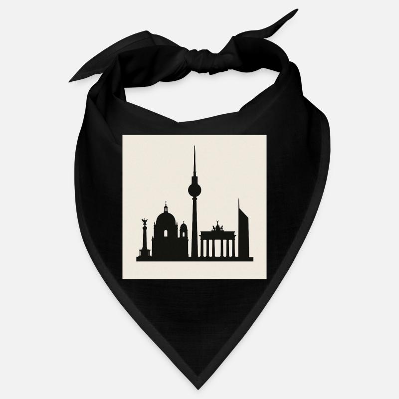 Berliner Skyline Silhouette Bandana