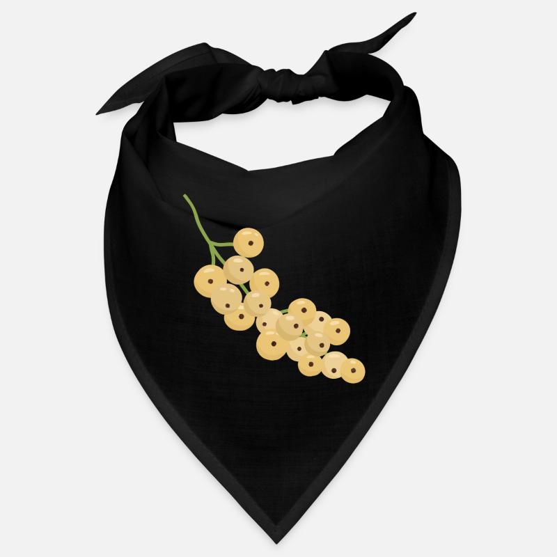 Illustration de grappe de groseille blanche Bandana