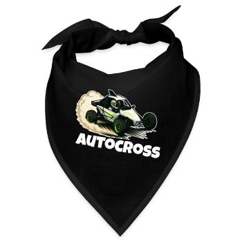 Autocross Stockcar Spezialcross - Bandana - Schwarz - Vorne
