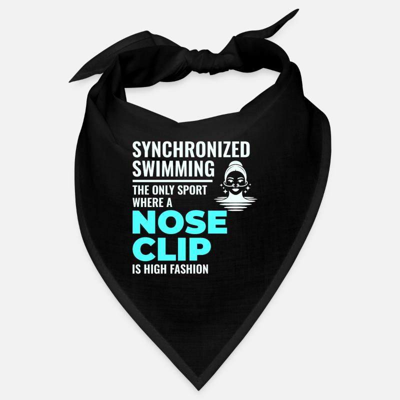 Synchronschwimmen Nasenklammer Mode Bandana