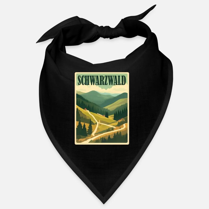 Black Forest - Bandana - black