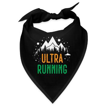 Ultra-Laufen - Bandana - Schwarz - Vorne