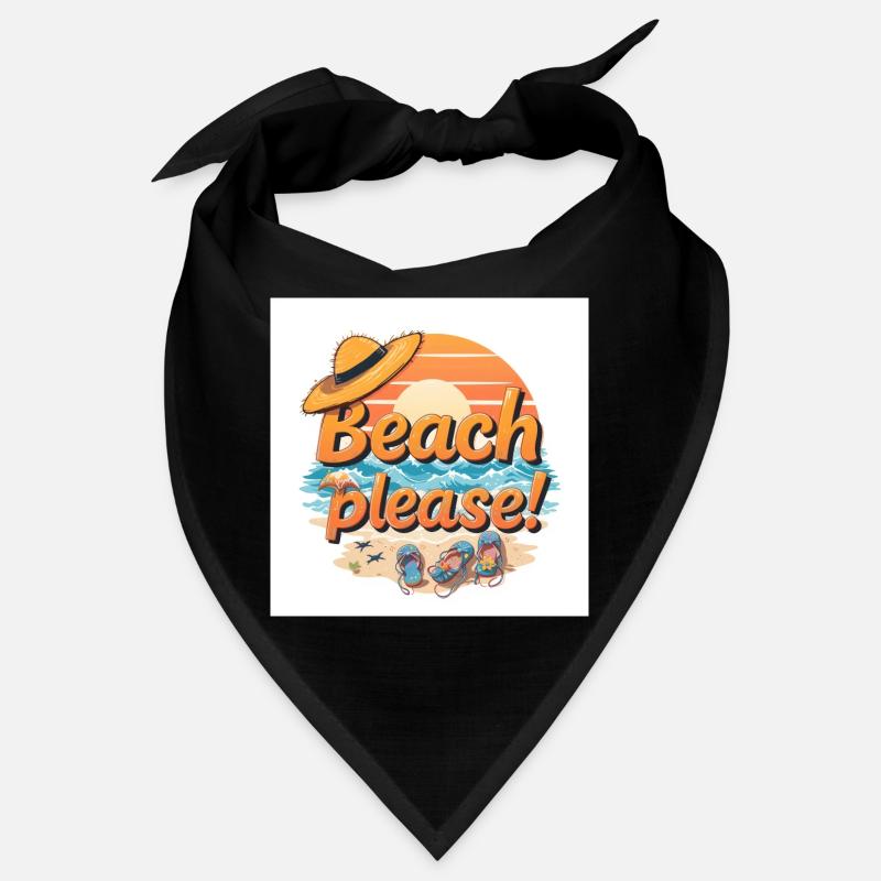 Strand Bitte Motiv Bandana