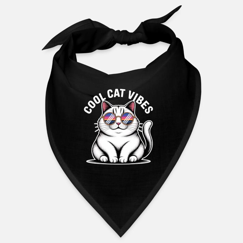 Buddy Cat with Wave Goggles Bandana