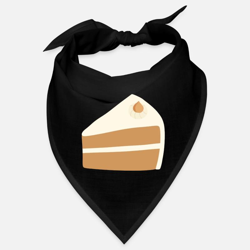 Nusskuchen-Scheiben-Design Bandana