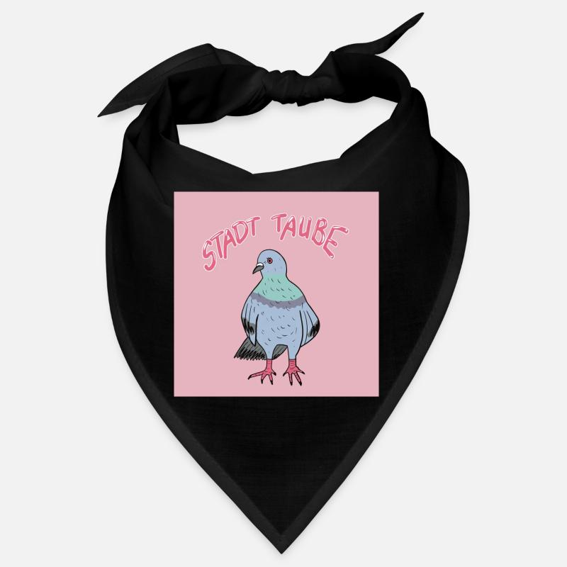 Conception d’illustration de pigeon de ville Bandana