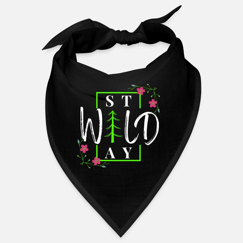 Stay Wild - Rustikaler Winterwald Bandana