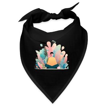 Self Care Club – Ruhe im Chaos - Bandana - Schwarz - Vorne