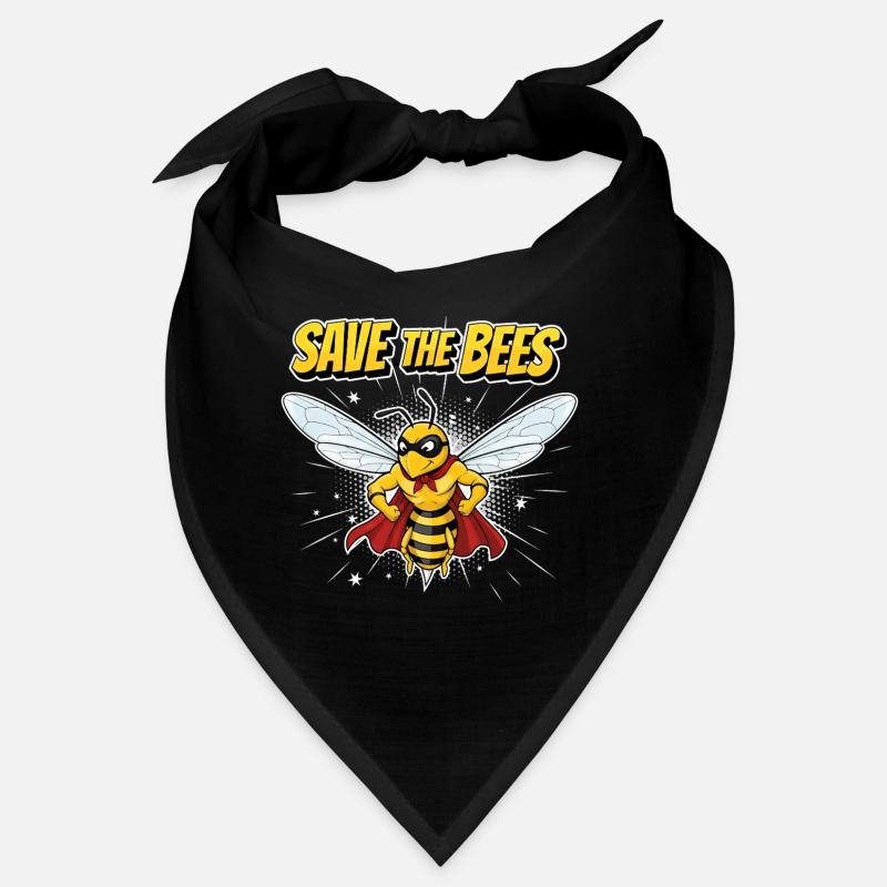 Comic Bee Hero Motto Bandana