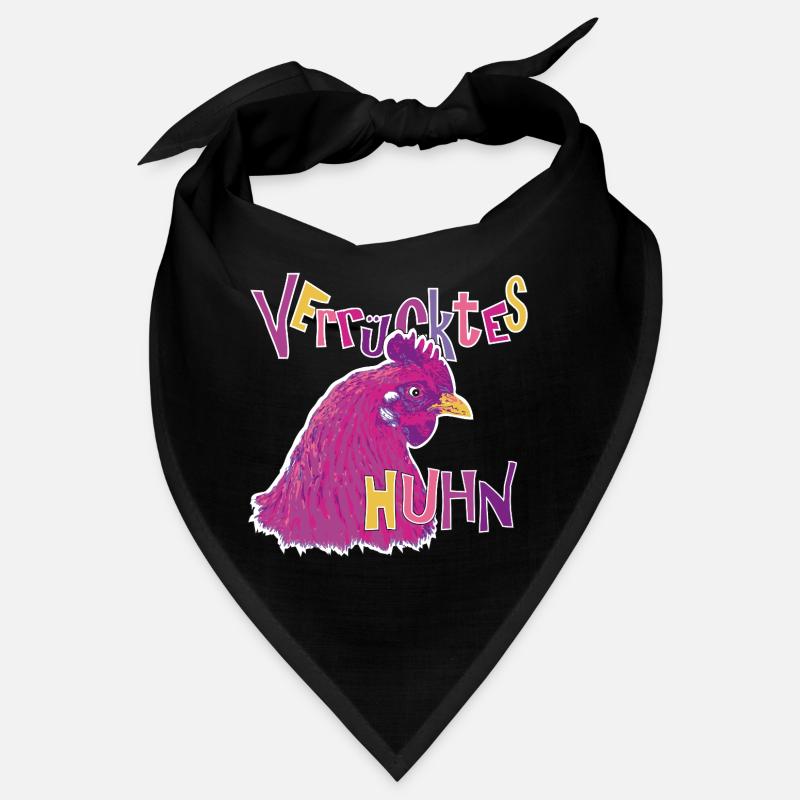 Buntes verrücktes Huhn Bandana