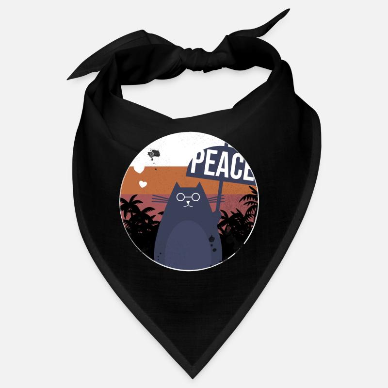 Cadeau design vintage chat Bandana