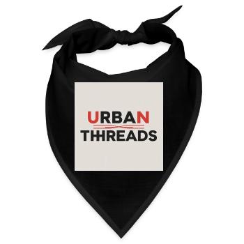 Urban Threads Logo Druck - Bandana - Schwarz - Vorne