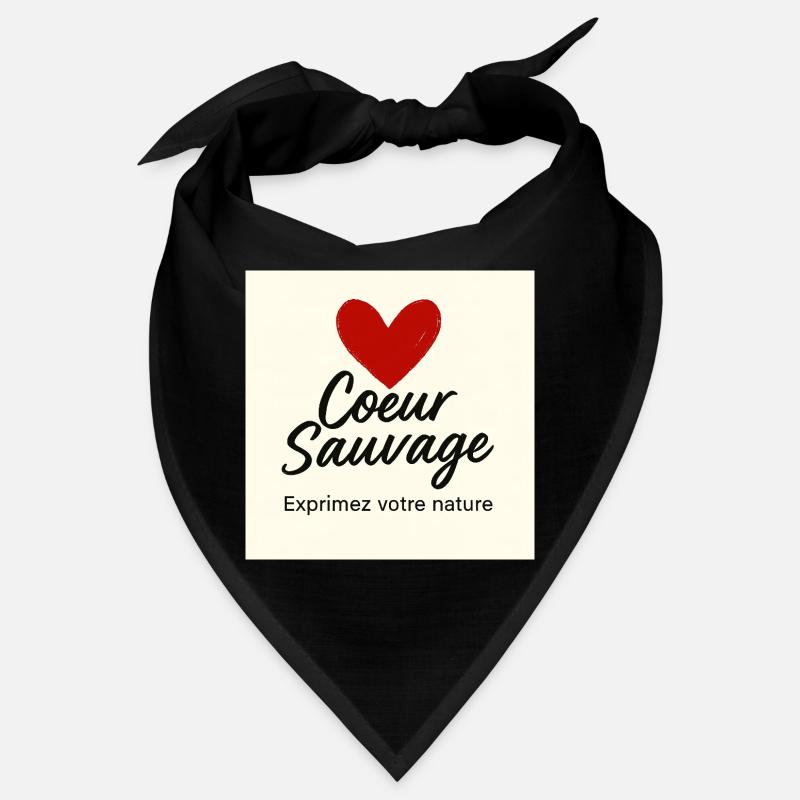 Cœur Sauvage: Expression Libre Bandana