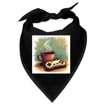 Caffeine & Campaigns - Bandana - Schwarz - Vorne