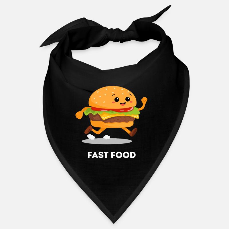 Running Burger – Conception de jeu de mots sur la restauration rapide Bandana