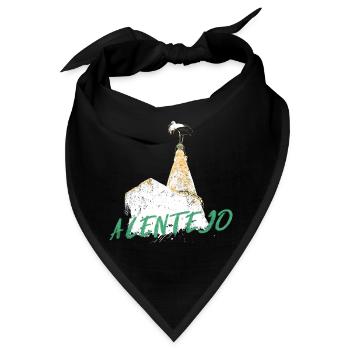 Kamin mit typischem Alentejo-Storch - Bandana - Schwarz - Vorne