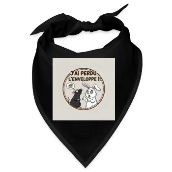 Ich habe den Umschlag verloren - Bandana - Schwarz - Vorne