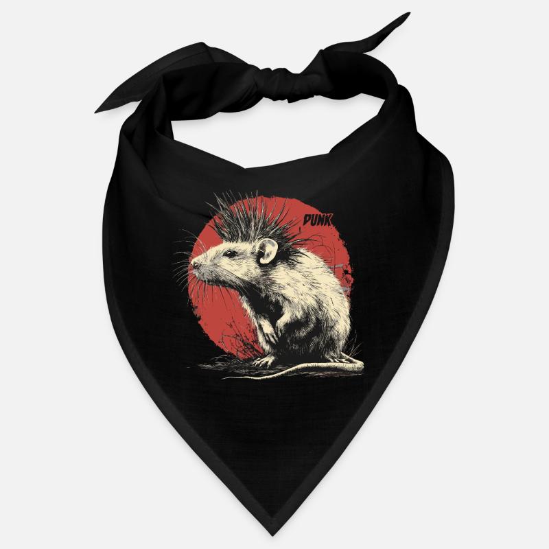 Punk Rock Rat Bandana